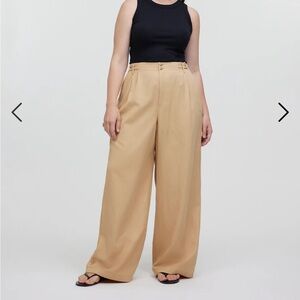 Size 6 Madewell wide leg tailored pants